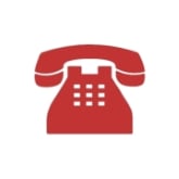 Téléphone fixe rouge signalant les numéros utilisés par les arnaqueurs