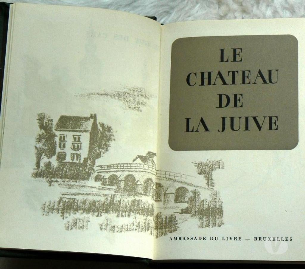 Livres Koekelberg - Photos Vivastreet Guy des Cars LE CHATEAU DE LA JUIVE (relié cuir)