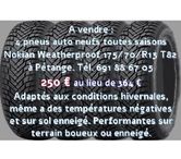 A vendre 4 pneus neufs toutes saisons 1757013 T 82
