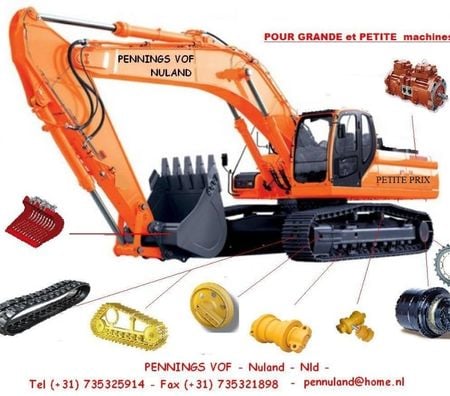 Engins Andenne - Photos Vivastreet pignon axe pelle grue moteur de chenille 