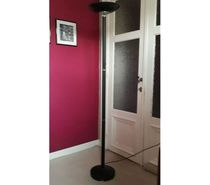 2 halogènes sur pied noirs ( +- 185 cm de hauteur )