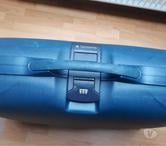 Tournai - Tournai — grande valise samsonite bleue sur roulettes