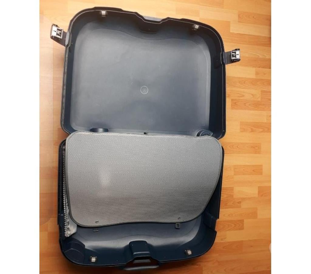Accessoires & Bagagerie Tournai Tournai-Centrum - Photos Vivastreet valise samsonite bleue sur roulettes