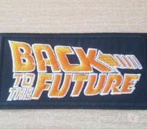 écusson patch brodé logo film retour vers le futur