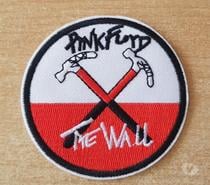 écusson patch brodé groupe pink floyd the wall diam 7,5 cm