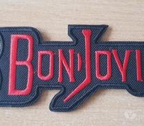 écusson patch brodé groupe Bon Jovi 6x11 cm thermocollant