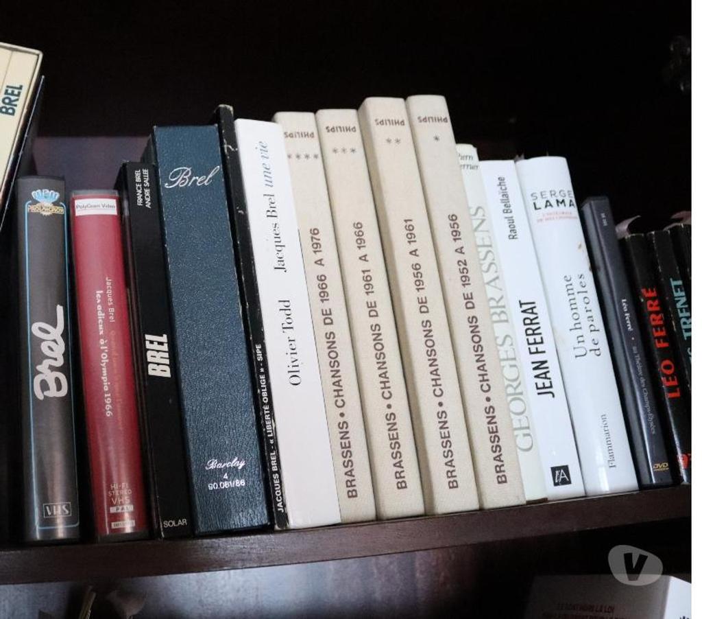 Livres Rixensart Rixensart-Centrum - Photos Vivastreet BREL, BRASSENS FERRAT, FERRE Moustaki, Julos Beaucrane Ch Tr