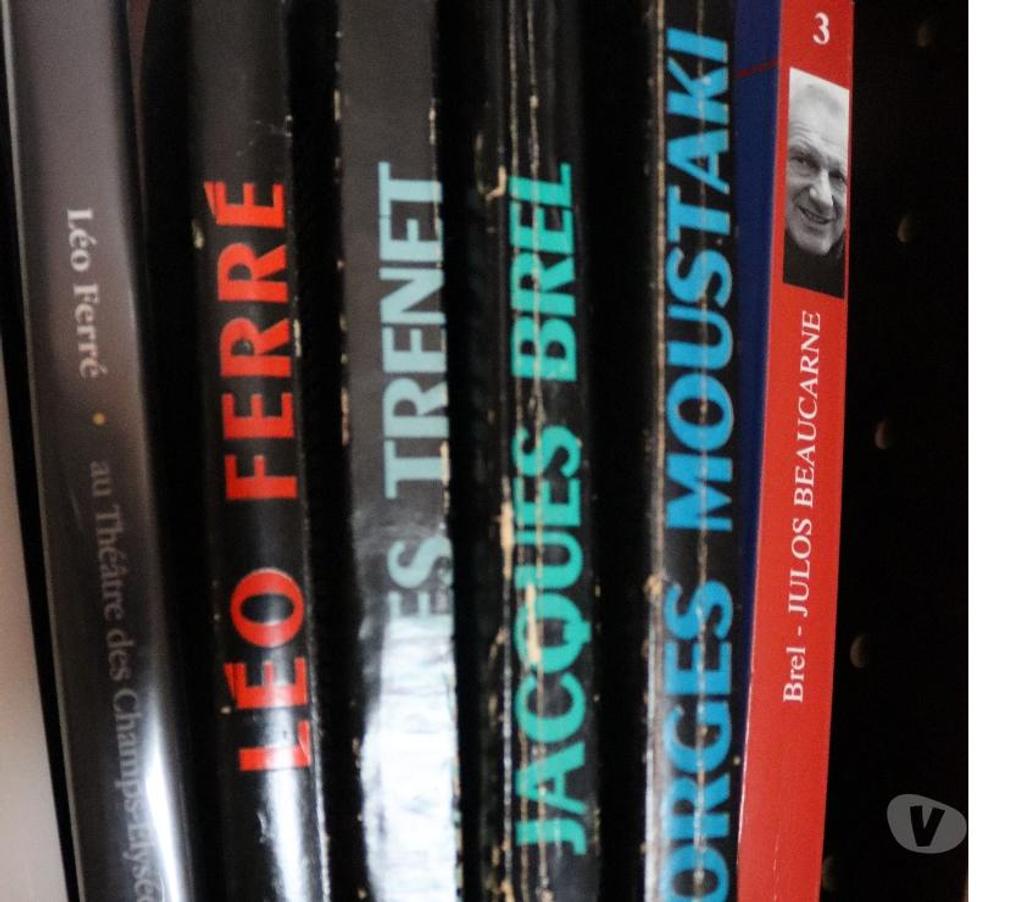 Livres Rixensart Rixensart-Centrum - Photos Vivastreet BREL, BRASSENS FERRAT, FERRE Moustaki, Julos Beaucrane Ch Tr