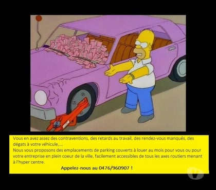 Location garage Liège-Centrum Liège - Photos Vivastreet Liege Bd Avroy emplacements de parking disponibles,