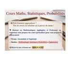 Bruxelles - Bruxelles (Brussels) — Cours particuliers Mathématiques Probabilités Statistiques