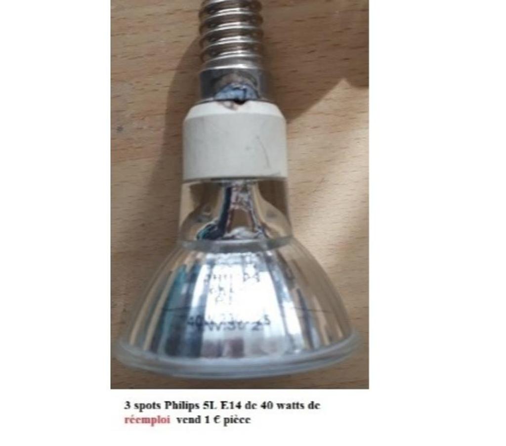  Manage - Photos Vivastreet Ampoules diverses 220 volts de réemploi