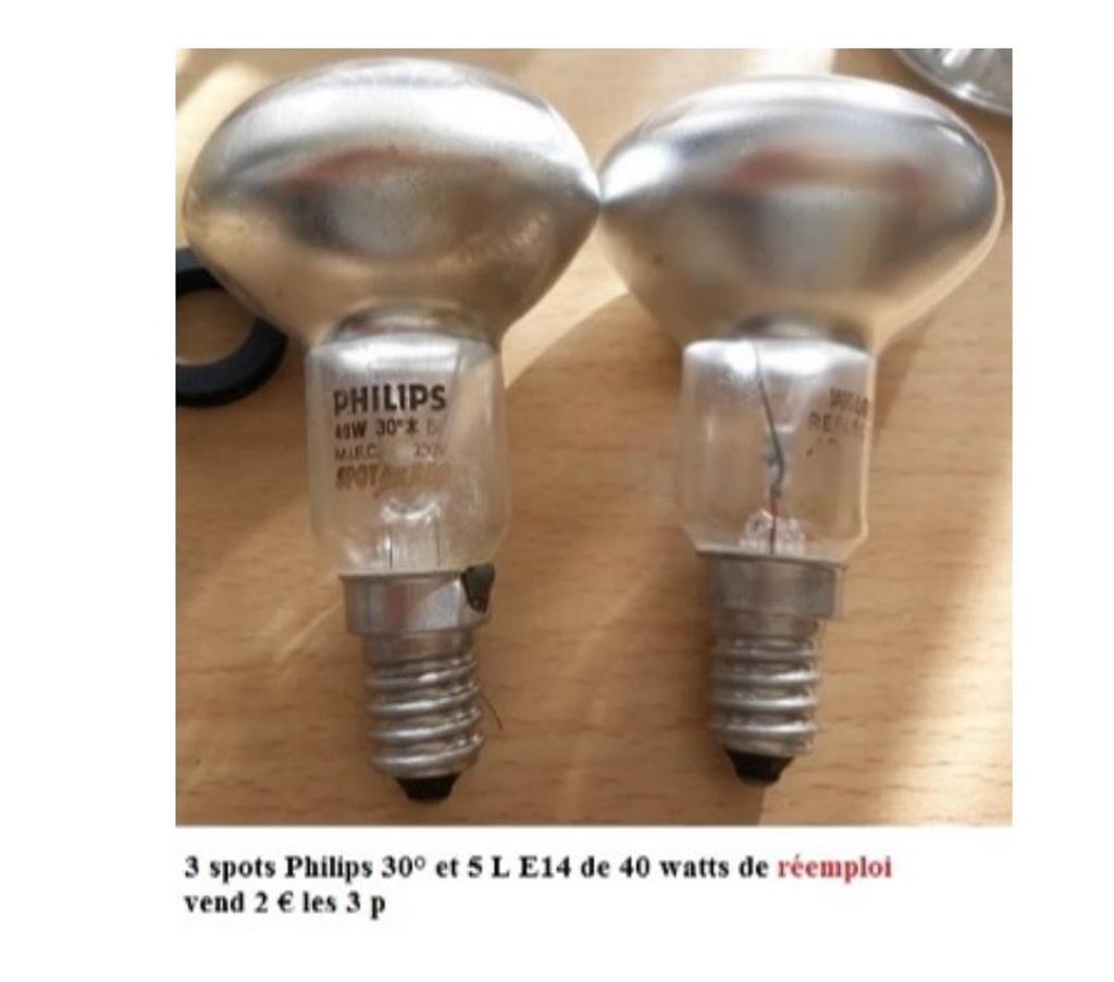  Manage - Photos Vivastreet Ampoules diverses 220 volts de réemploi