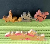 Chats puzzle en bois