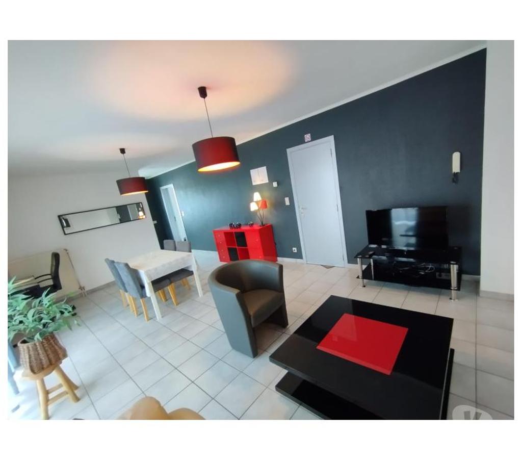 location meublé La Louvière - Photos Vivastreet Appartement 2ch+garage, location meublée flexible wifi +TV