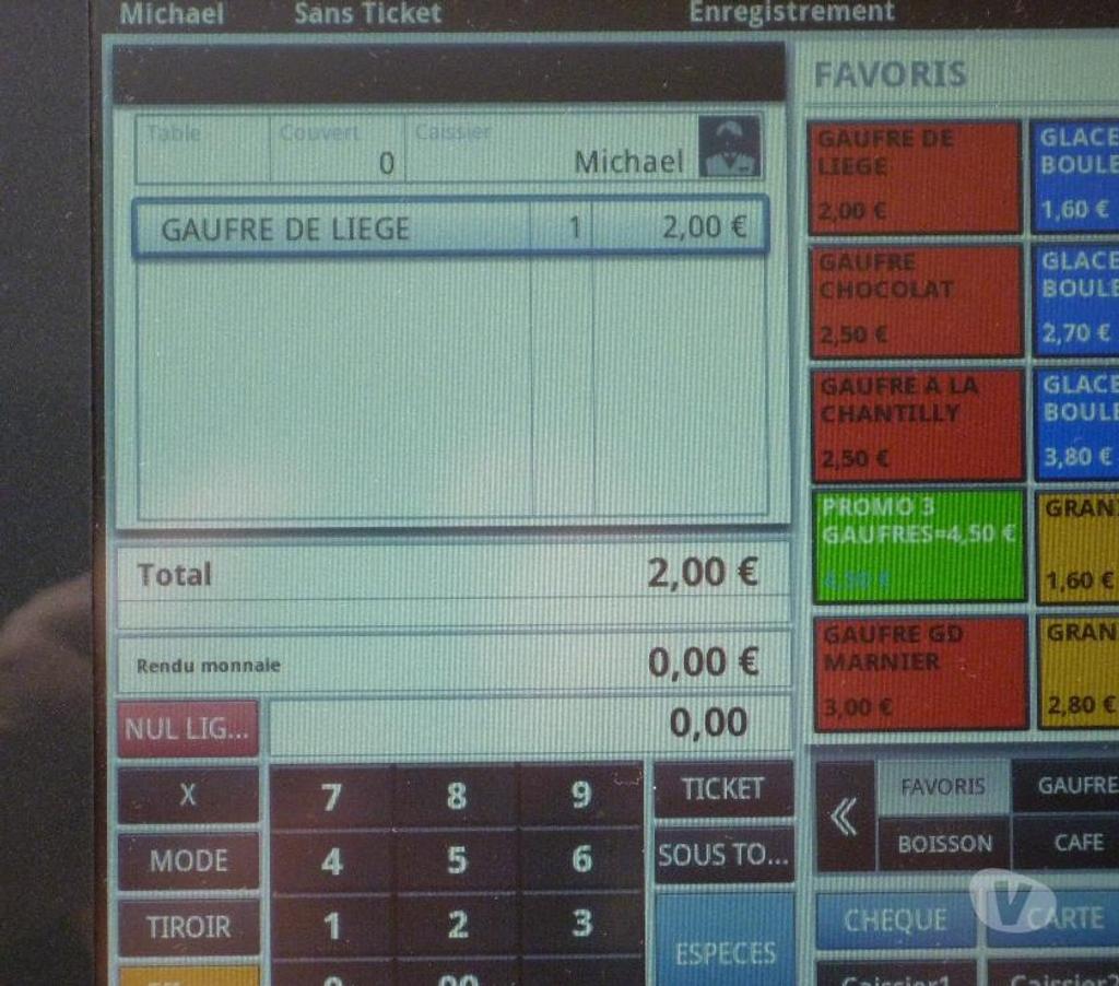 Fond de Commerce a vendre Mouscron Mouscron-Centrum - Photos Vivastreet Caisse CASIO + detecteurs de billets
