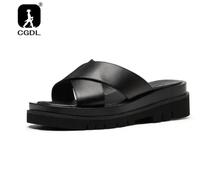 Sandales d’Extérieur en Cuir