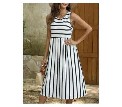 Vêtements - Photos Vivastreet Robe à Rayures pour Femme