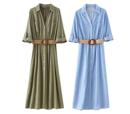 Vêtements - Photos Vivastreet Haut Vert Armée avec Col Bleu –