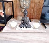 déco bouddha avec bougie