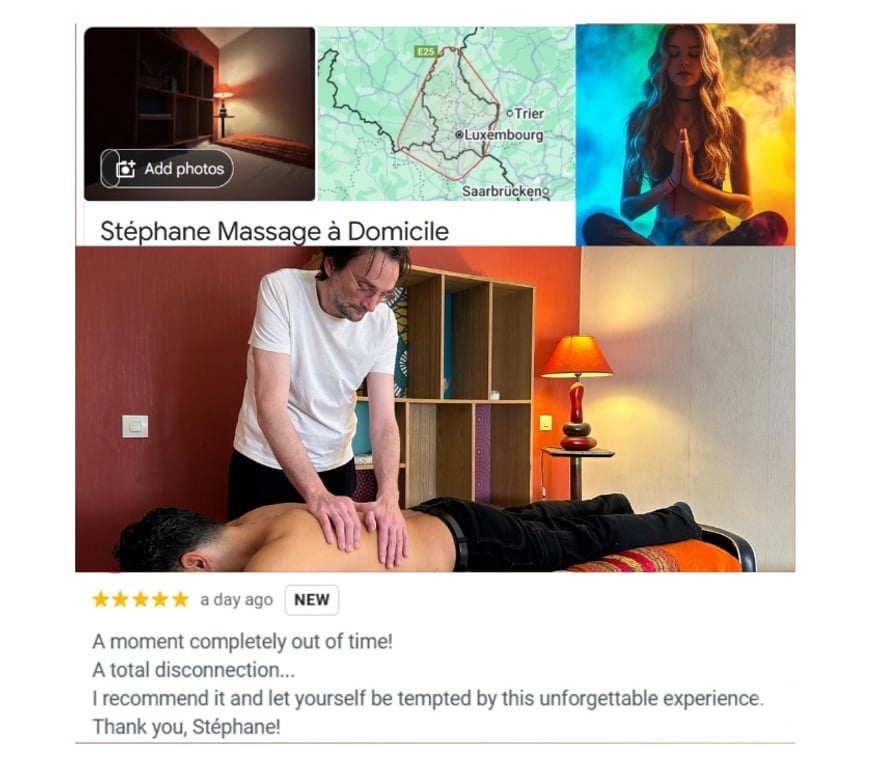 Escort Arlon Bonnert - Photos Vivastreet Relaxation recto verso