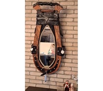 Harnais de cheval restauré avec miroir
