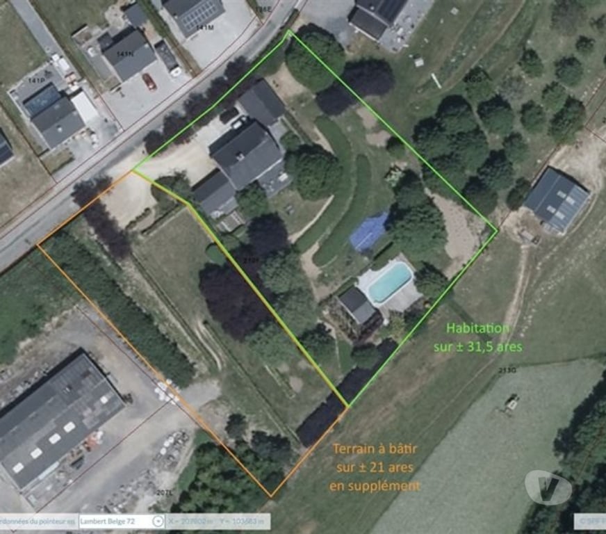 Annonce maison Ciney - Photos Vivastreet Propriété de qualité avec piscine et abords aménagés