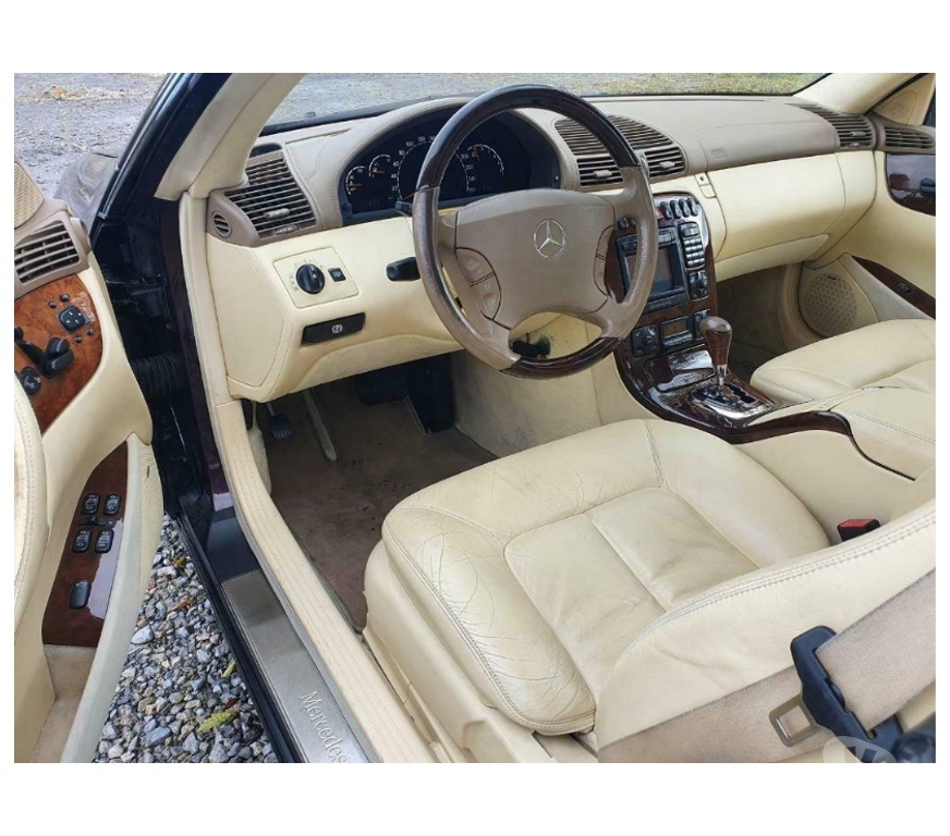 Voiture à vendre Pont-de-Loup - Photos Vivastreet Mercedes CL500 306cv v8 Cuir Beige, Airco, Jantes, Cruise