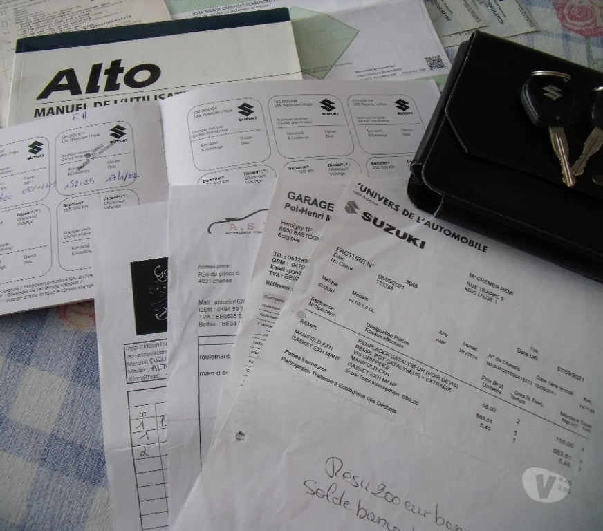 Voiture à vendre Seraing Jemeppe - Photos Vivastreet Suzuki alto 1.0 prette a immatric 176mkl très proppe