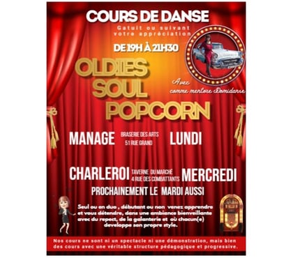 Autres - Photos Vivastreet Cours Danse Oldie's Soul Popcorn pour tous Charleroi Manage