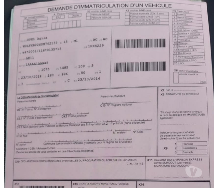 Voiture à vendre Anderlues - Photos Vivastreet Opel Agila d occasion