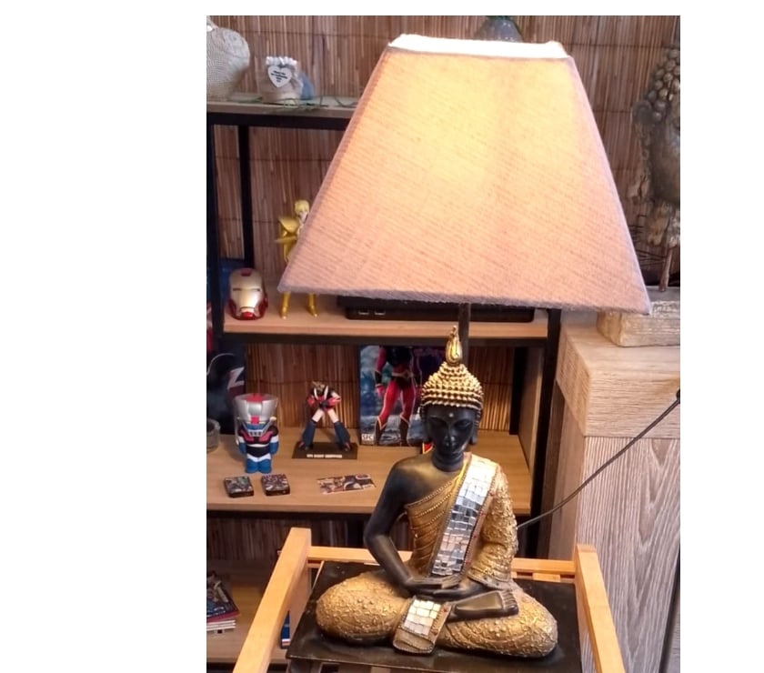 lampe bouddha 55 cm de haut