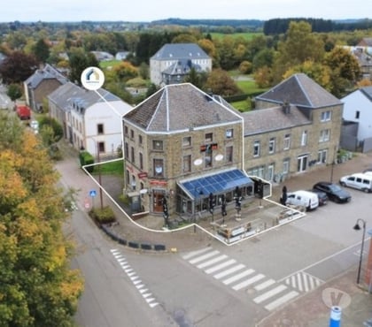 Vente immeuble Paliseul-Centrum Paliseul - Photos Vivastreet Paliseul : immeuble de rapport, commerce, 2 apprts.
