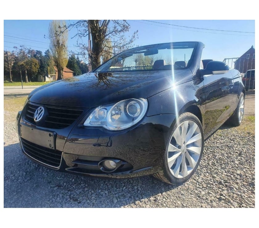 Voiture d'occasion - Photos Vivastreet Vw Eos 2.0tdi 140cv cuir rouge, airco digital, jantes alu17