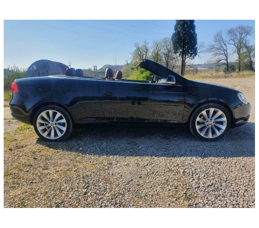 Voiture à vendre Pont-de-Loup - Photos Vivastreet Vw Eos 2.0tdi 140cv cuir rouge, airco digital, jantes alu17