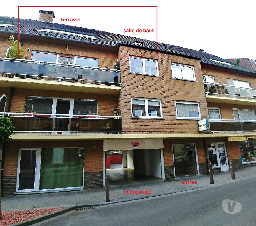 Location appartement Jambes Jambes-Centrum - Photos Vivastreet Appartement 2ch avec garage, centre de Jambes