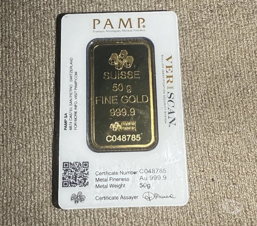 Collections Beerse - Photos Vivastreet PAMP Goudbaar 50 gram