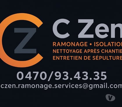 Artisans - dépannages Heusy Verviers - Photos Vivastreet C Zen ramonage et services de nettoyage