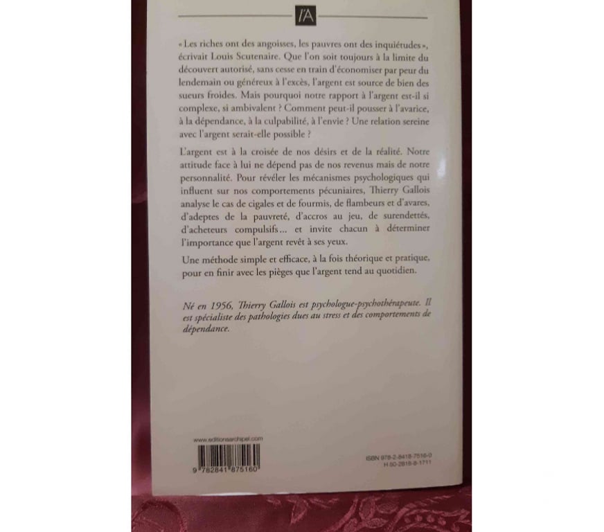 Livres Kelmis La Calamine - Photos Vivastreet La Psychologie de l'argent - L'argent rend-il fou ?