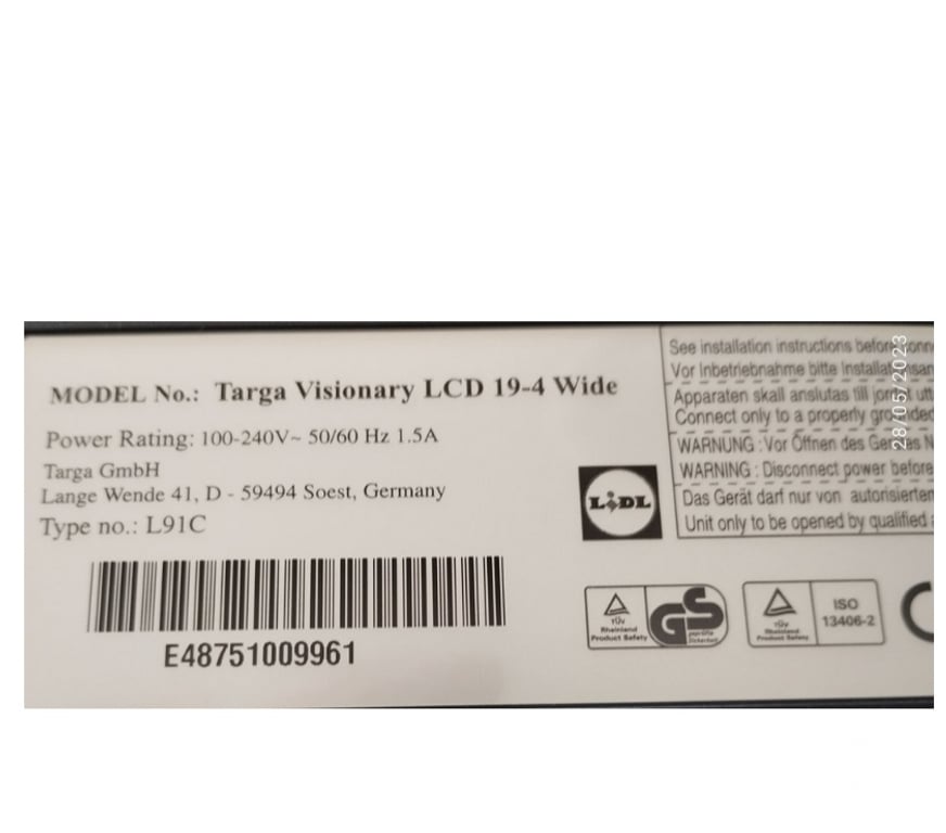 Image & son Manage - Photos Vivastreet A vendre Ecran Targa LCD 19 pouces pour PC