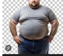 Je cherche un homme obèse