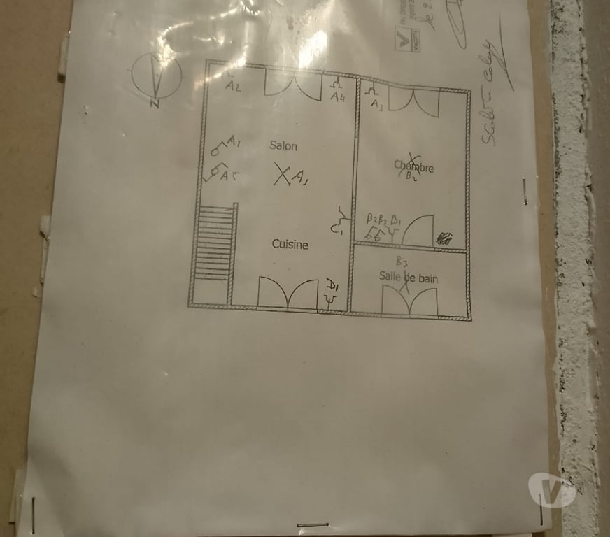 Immeuble à vendre Charleroi Charleroi-Centrum - Photos Vivastreet Immeuble de rapport 4 appartement + studio