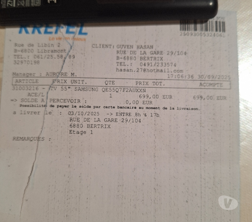 TV - Son - iPod Bertrix - Photos Vivastreet Tv samsung smart Qled