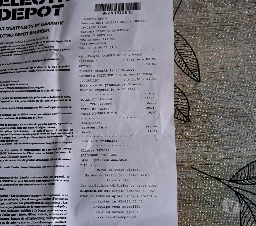 Electroménager Boussu Boussu-Centrum - Photos Vivastreet Mini congelateur neuf