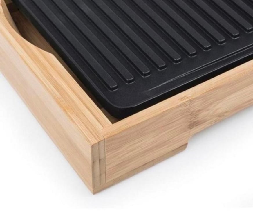 Electroménager Wanfercée-Baulet - Photos Vivastreet TRISTAR duo Grill de table plancha - Bamboo NEUVE