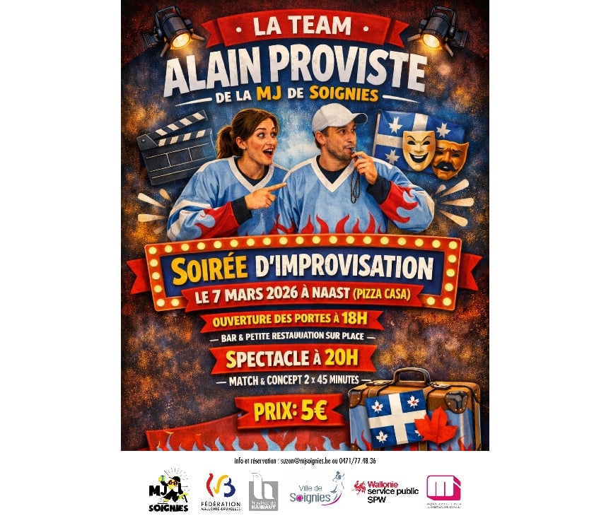 Concerts - Théâtre - Spectacles Naast Soignies - Photos Vivastreet Soirée d'improvisation