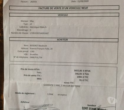 Scooters - Photos Vivastreet cyclomoteur électrique