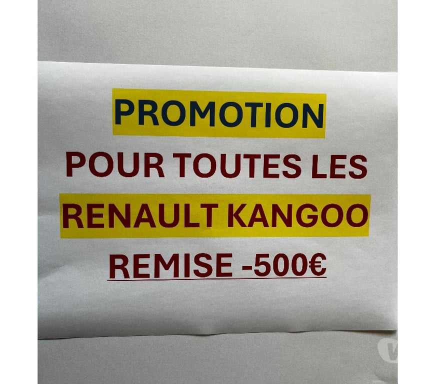 Véhicules commerciaux & utilitaires d'occasion Pont-de-Loup - Photos Vivastreet Renault Kangoo 6 2019 double cabine 150232km 1.5dci 90cv EU6
