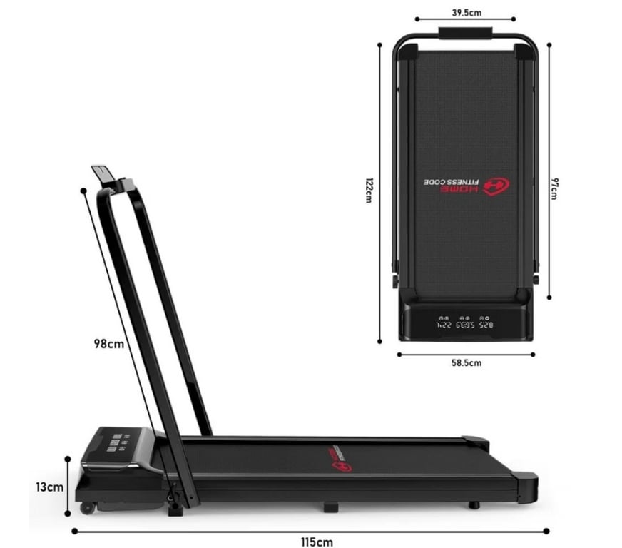 Matériel de sport Gembloux Gembloux-Centrum - Photos Vivastreet Tapis de marche pliable de marque HOMEFITNESSCODE