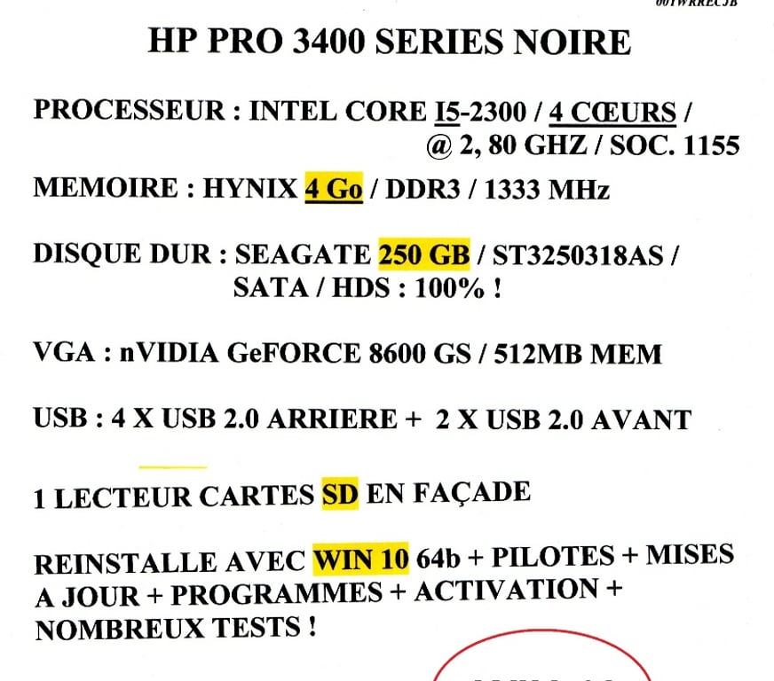 Informatique Jumet Gosselies - Photos Vivastreet A vendre tours PC