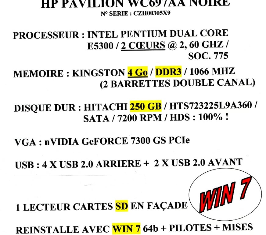 Informatique Jumet Gosselies - Photos Vivastreet A vendre tours PC